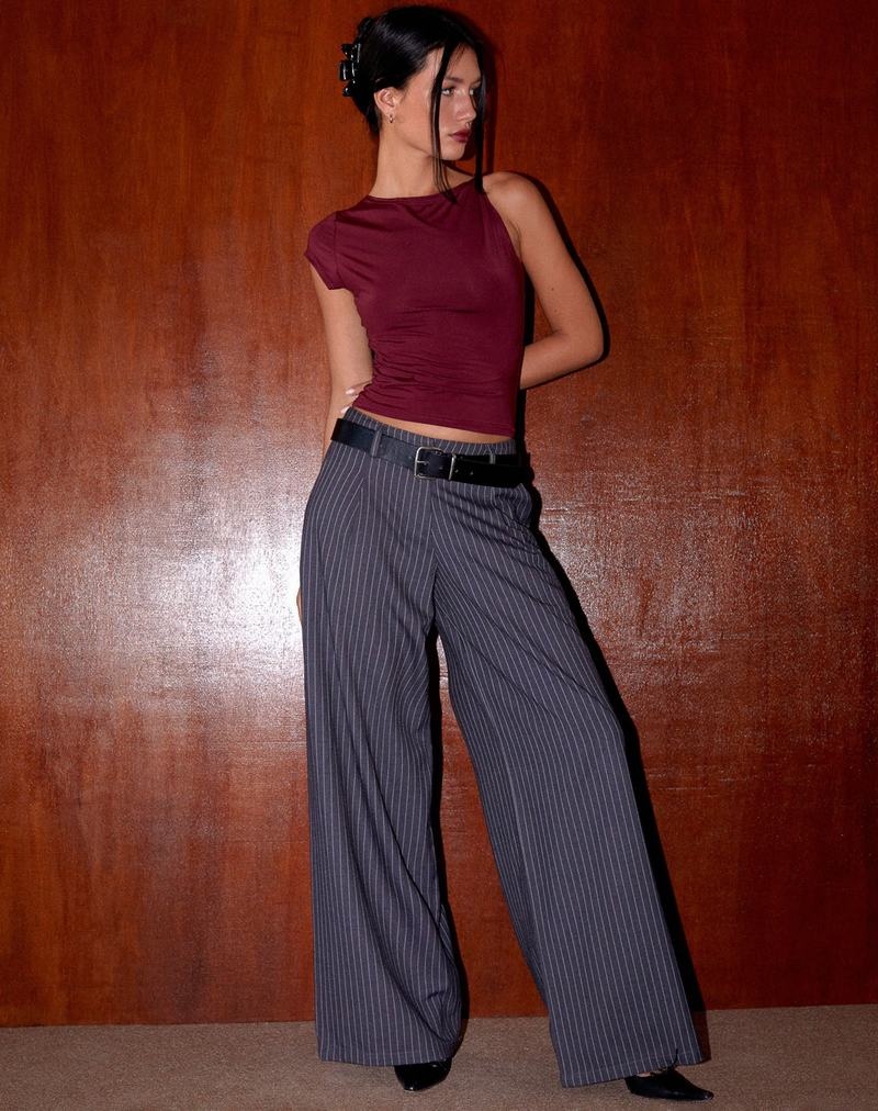 Női Motel Rocks Dannas Twist Shoulder Póló Piros | GBJ8344AX