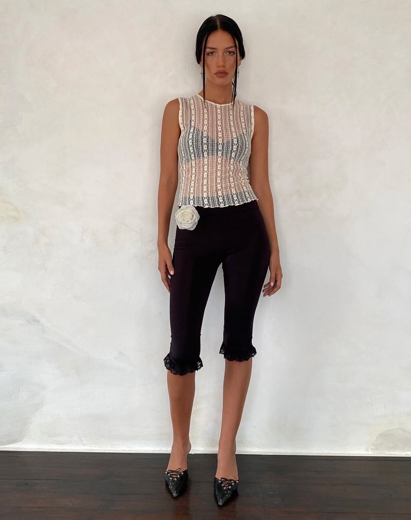 Női Motel Rocks Monelo Unlined Top Mellény Krém Fehér | EAE3033TA