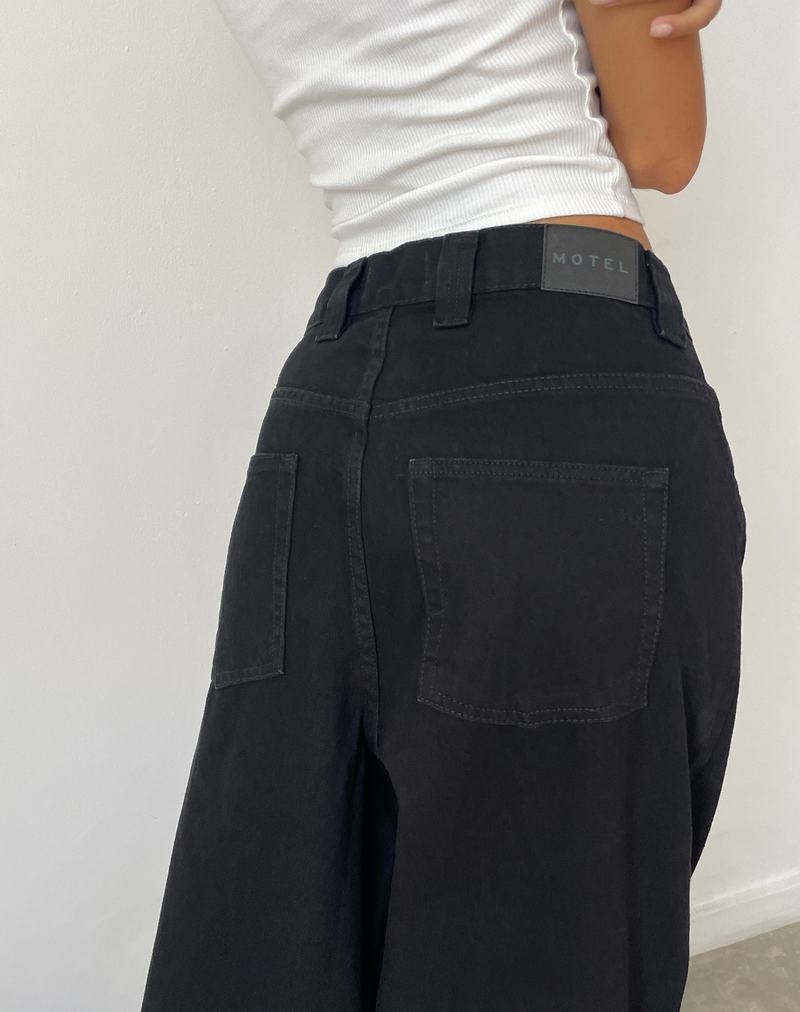 Női Motel Rocks Skater Low Rise Farmernadrág Fekete | AUO1425UF