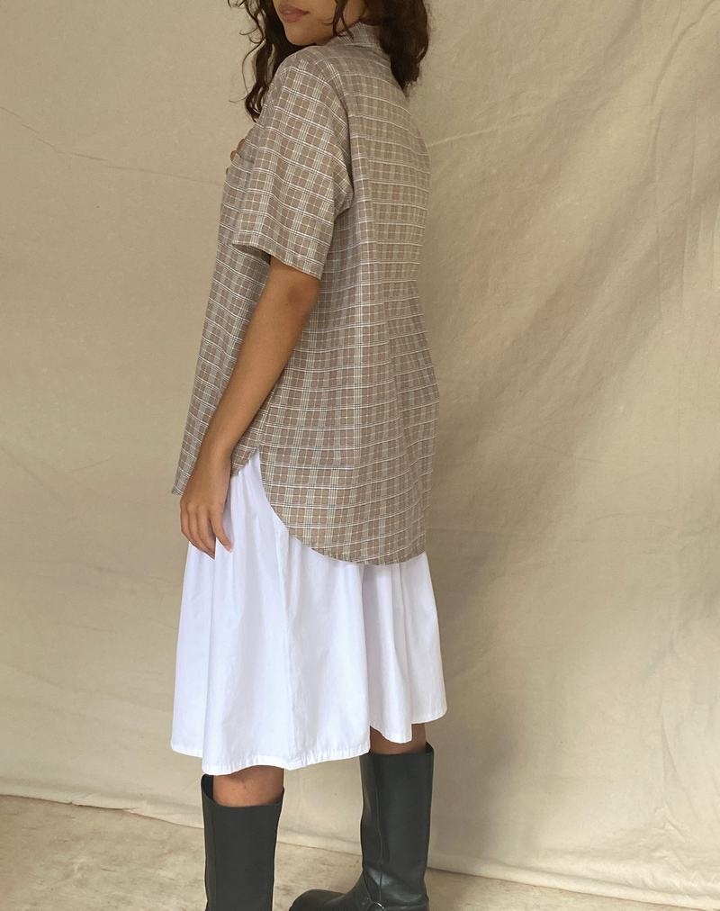 Női Motel Rocks Smith Rövid Sleeve Ingek Szürke Barna | BUZ8145PQ