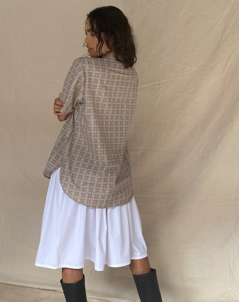 Női Motel Rocks Smith Rövid Sleeve Ingek Szürke Barna | BUZ8145PQ