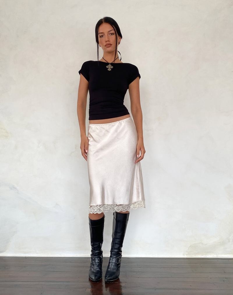 Női Motel Rocks Xareni Ruched Backless Póló Fekete | EQJ1935KY
